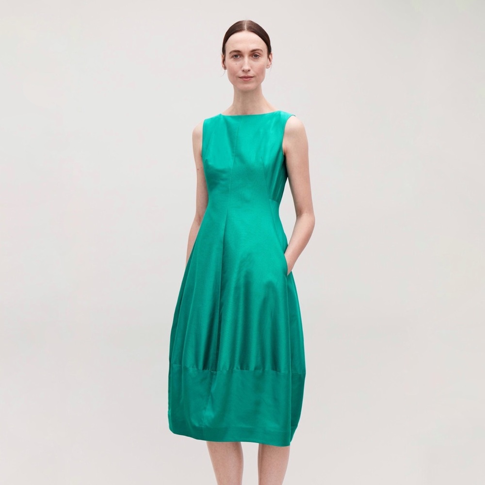 COS Green Midi Dress